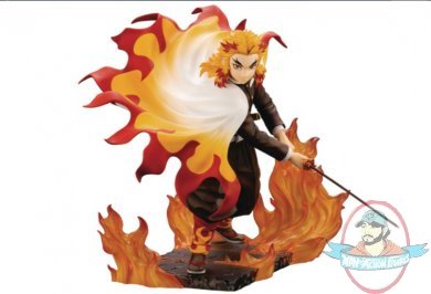 Demon Slayer Kimetsu Kyojuro Rengoku Artfx J Statue Kotobukiya 908392