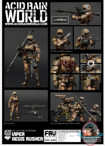 1:18 Scale Acid Rain Viper AEGIS Rusher FAV-A50 Toynami 