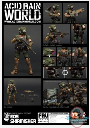 1:18 Scale Acid Rain EOS Skirmisher FAV-A51 Toynami 