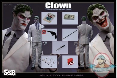 1/6 Scale Dc Clown Joker Action Figure sc003 SSR