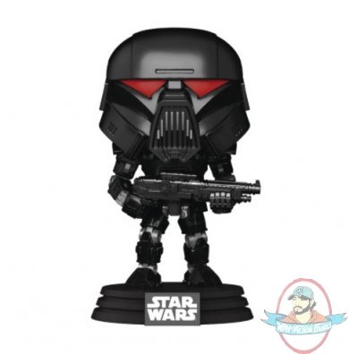 Pop! Star Wars Mandalorian Dark Trooper Battle Vinyl Figure Funko