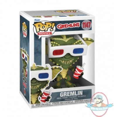 Pop! Movies Gremlins Gremlin w 3D Glasses #1147 Vinyl Figure by Funko