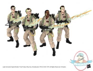 Ghostbusters Plasma Series Classic Set of 4 GITD Figures Hasbro