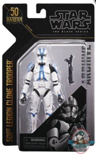 Star Wars Black Archives 501St Clone Trooper Figure Hasbro 