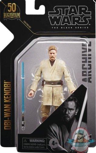 Star Wars Black Archives EP3 Obi-Wan Figure Hasbro 