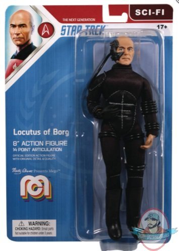 Mego Sci-Fi Star Trek TNG Locutus 8 Inch Figure Mego 