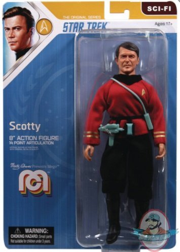 Mego Sci-Fi Star Trek TOS Scotty 8 inch Figure Mego