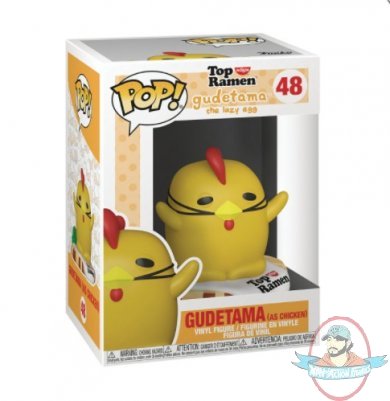 Pop! Sanrio Gatchaman X Nissin Chicken Gudetama #48 Vinyl Figure Funko