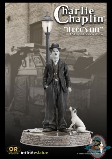 Charlie Chaplin “A Dog’s Life” Statue by Infinite Statue 908675