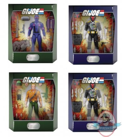 G.i. Joe Ultimates Real American Hero Set of 4 Figures Super 7
