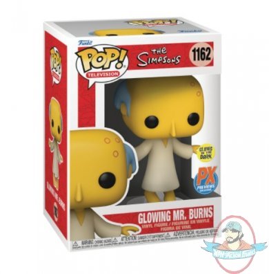 Pop! Television The Simpsons Alien Mr Burns PX #1162 Funko