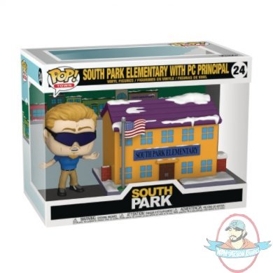 Pop! Town South Park Elementary with Pc Principal #24 Funko