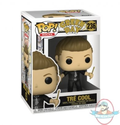 Pop! Rocks Green Day Tre Cool #236 Vinyl Figure by Funko