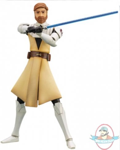 Star Wars Clone Wars Obi Wan Kenobi ArtFx + Statue Kotobukiya