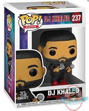 POP! Rocks Dj Khaled #237 Vinyl Figure Funko
