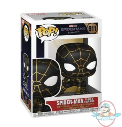 Pop! Marvel Spider-Man No Way Home Spider-Man Black & Gold #911 Funko