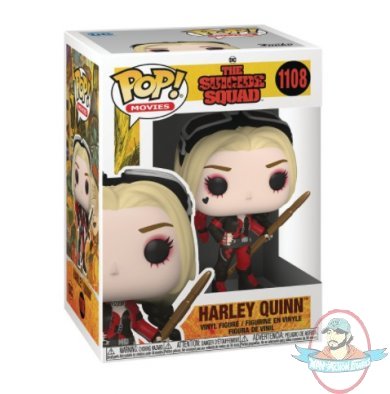 POP Movies Suicide Squad 2021 Harley Quinn Bodysuit #1108 Funko 
