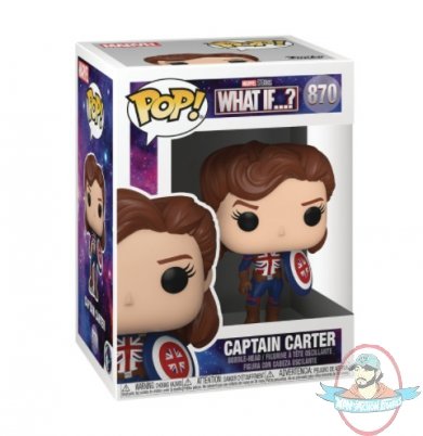 Pop! Marvel What If Captain Carter #870 Vinyl Figure by Funko 