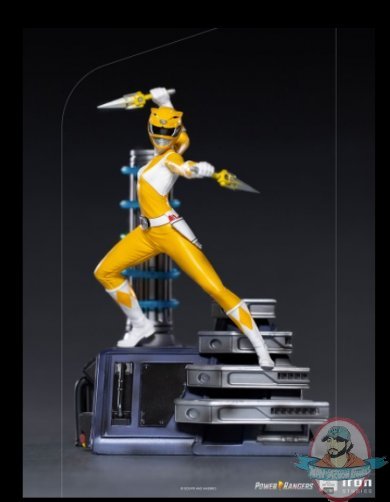 1:10 Power Rangers Yellow Ranger Art Scale Iron Studios 908869