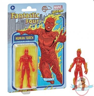 Marvel Retro Legends Human Torch 3-3/4 inch Figures Hasbro 
