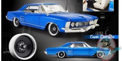 1:18 Scale 1964 Buick Riviera Cruiser Cosmic Dust Blue Acme