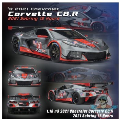 1:18 Scale #3 2021 Chevrolet Corvette C8.R  2021 Acme 