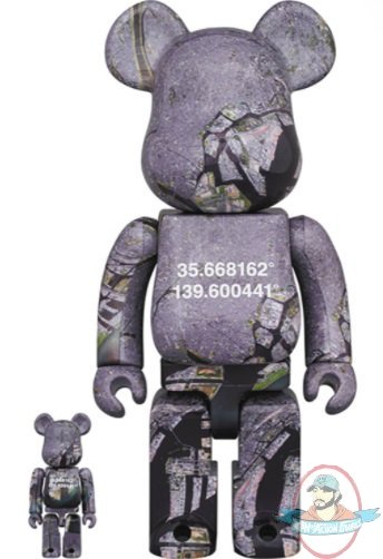 Benjamin Grant Tokyo Bearbrick 400% & 100% 2 Pack Medicom