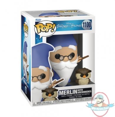 POP! & Buddy Disney Sits Merlin with Archimides #1100 Funko
