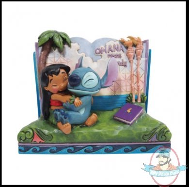 Disney Lilo & Stitch Story Book Figurine Enesco 909161