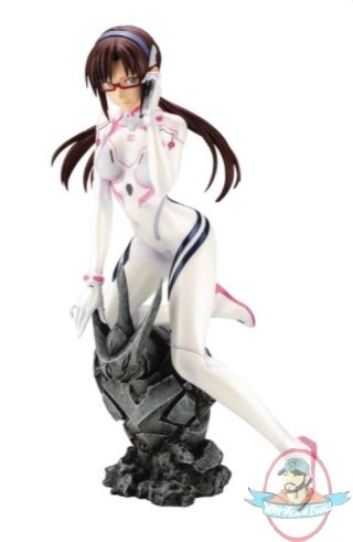 Evangelion Thrice Mari Makinami White Plugsuit Statue Kotobukiya 