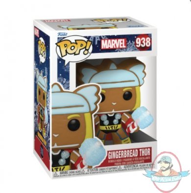 Pop! Marvel Holiday Gingerbread Thor #938 Figure Funko
