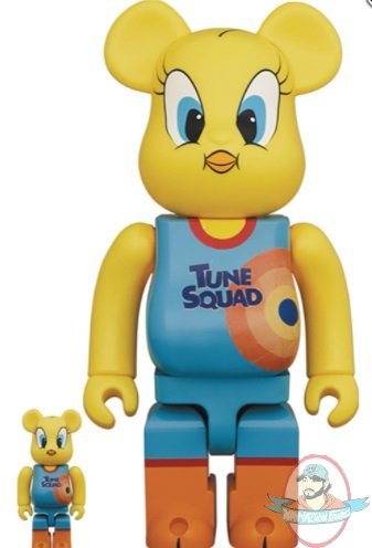 Space Jam New Legacy Tweety 400% & 100% Bearbrick 2 Pack 