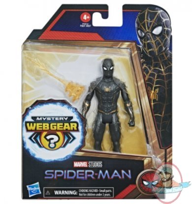 Marvel Spider-Man NWH Movie Black Spider-Man Figure Hasbro