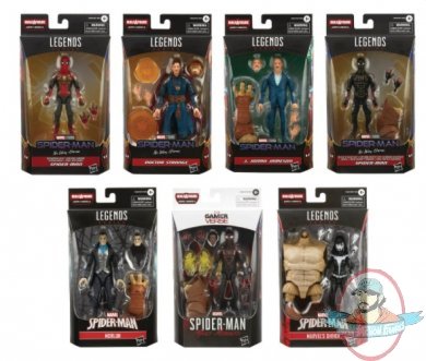 Marvel Spider-Man No Way Home Legends Set of 7 Figures Hasbro