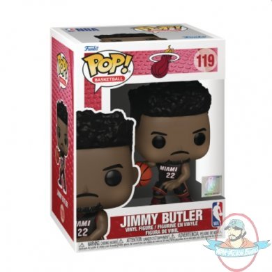 Pop! NBA Heat Jimmy Butler Black Jersey #119 Vinyl Figures by Funko