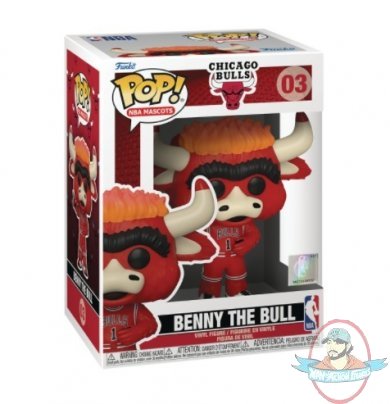 Pop! Mascots NBA Chicago Benny The Bull #03 Vinyl Figure by Funko