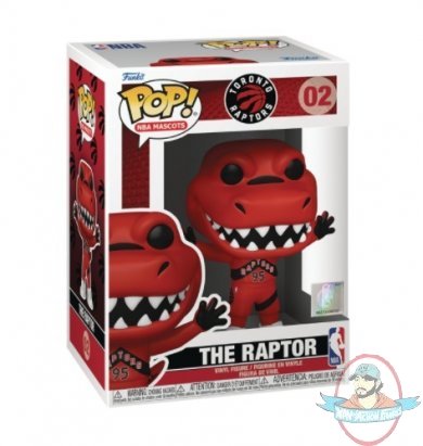Pop! Mascots NBA Toronto Raptor New Pose #02 Vinyl Figure Funko