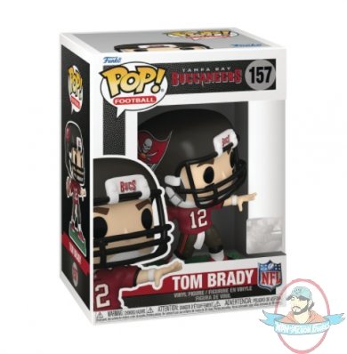 POP! NFL Bucs Tom Brady Home Uniform #157 Vinyl Figure Funko