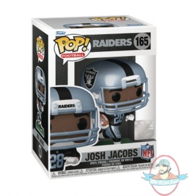 POP! NFL Raiders Josh Jacobs Home Uniform #165 Vinyl Figure Funko