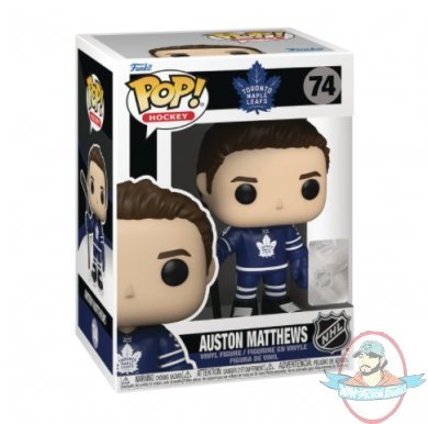 Pop! NHL Maple Leafs Auston Matthews Home Uniform #74 Figure by Funko