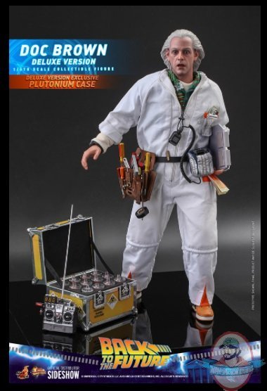 1/6 Scale Back To the Future Doc Brown Deluxe MMS Hot Toys 909291