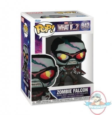Pop! Marvel What If Series 2 Zombie Falcon #942 Vinyl Figure Funko 
