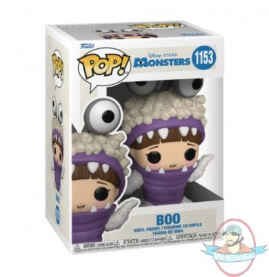 Pop! Disney Monsters Inc 20Th Boo with Hood Up #1153 Figure Funko