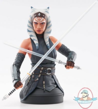 1/6 Scale Star Wars The Mandalorian Ahsoka Tano Bust by Diamond Select