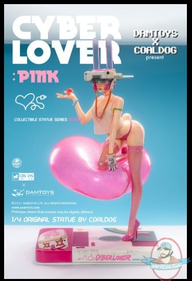 1/4 Scale Cyberlover Pink Statue Dam Toys 909349