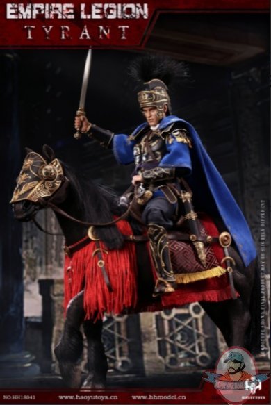 1/6 Empire with Tyrant Black Gold Man & Horse Set HaoYuTOYS HH18041