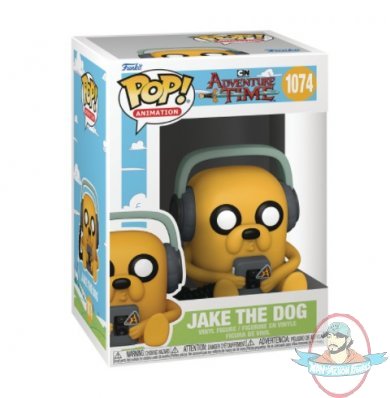 Pop! Animation Adventure Time Jake w Play #1074 Vinyl Figure by Funko