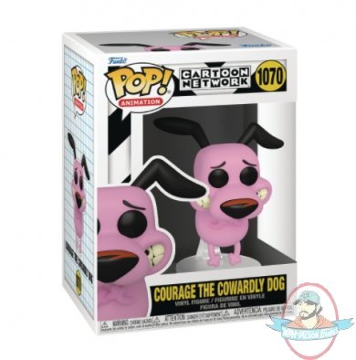 Pop! Animation Courage The Cowardly Dog #1070 Viny Figure Funko