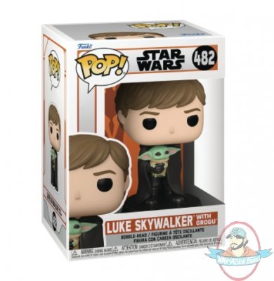 Pop! Star Wars Mandalorian Luke with Child #482 Vinyl Figure Funko