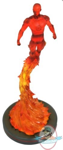 Marvel Premier Collection Human Torch Statue Diamond Select